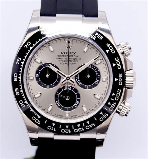 rolex daytona white price|white gold daytona for sale.